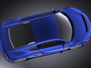 Audi R8 E-tron 2016 Vray 3Dモデル
