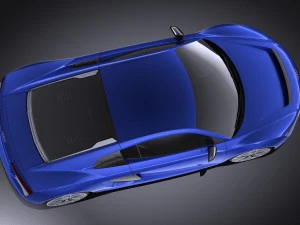 Audi R8 E-tron 2016 Vray 3D Model