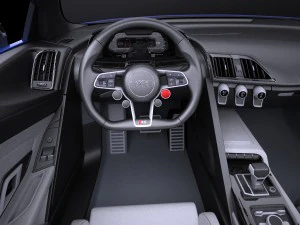 Audi R8 E-tron 2016 Vray 3D Model