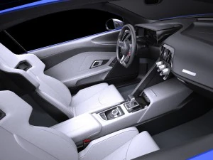 Audi R8 E-tron 2016 Vray 3D Model
