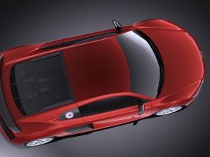 Audi R8 V10 Plus 2016 Vray 3D Model