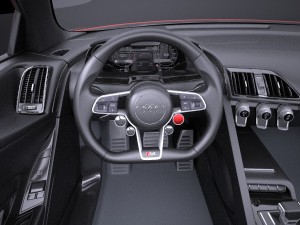 Audi R8 V10 Plus 2016 Vray 3D Model