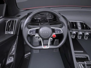 Audi R8 V10 Plus 2016 Vray 3D Model