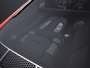 Audi R8 V10 Plus 2016 Vray 3D Model
