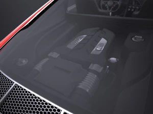 Audi R8 V10 Plus 2016 Vray 3D Model
