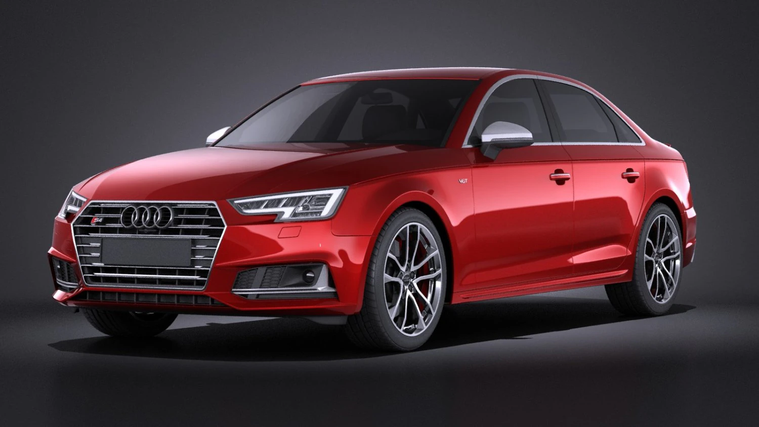 Audi S4 Sedan 2017 Vray 3D Model .c4d .max .obj .3ds .fbx .stl .blend