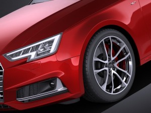 Audi S4 Sedan 2017 Vray Modèle 3D