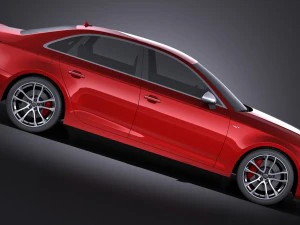 Audi S4 Sedan 2017 Vray 3D Model