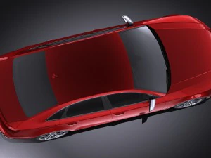 Audi S4 Sedan 2017 Vray 3D Model