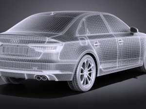 Audi S4 Sedan 2017 Vray Modèle 3D