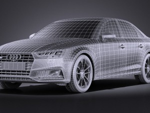 Audi S4 Sedan 2017 Vray Modèle 3D