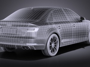 Audi S4 Sedan 2017 Vray Modèle 3D