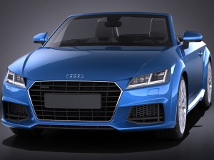 Audi TT Roadster 2015 Vray Modelo 3D