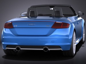 Audi TT Roadster 2015 Vray Modelo 3D