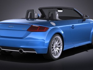 Audi TT Roadster 2015 Vray Modelo 3D
