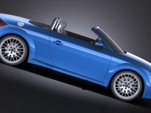 Audi TT Roadster 2015 Vray 3D Model
