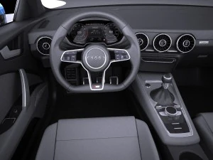 Audi TT Roadster 2015 Vray 3D Model