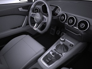 Audi TT Roadster 2015 Vray Modelo 3D
