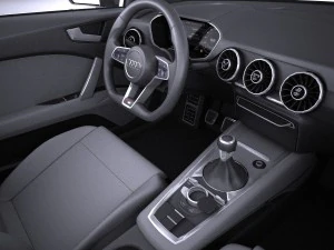 Audi TT Roadster 2015 Vray 3D Model
