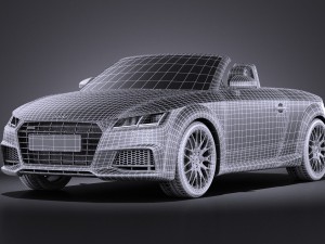 Audi TT Roadster 2015 Vray Modelo 3D