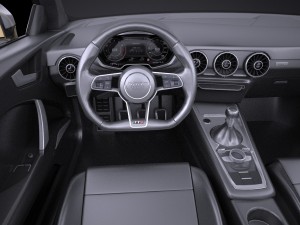 Audi TTS Roadster 2015 Vray 3D मॉडल