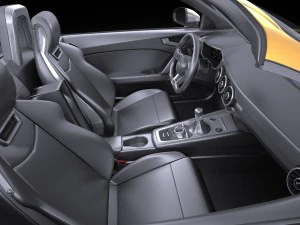 Audi TTS Roadster 2015 Vray 3D Model