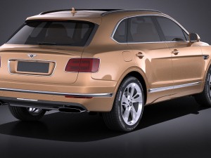 Bentley Bentayga 2016 Vray Modello 3D