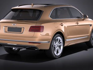 Bentley Bentayga 2016 Vray 3D Model