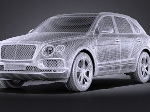 Bentley Bentayga 2016 Vray Modello 3D