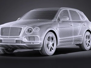 Bentley Bentayga 2016 Vray 3D Model