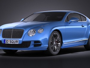 bentley continental gt speed 2015 vray 3D Model