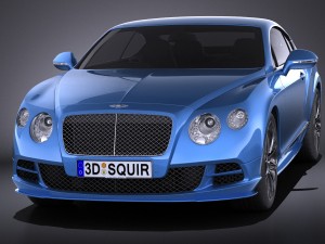 Bentley Continental GT Speed 2015 Vray Modelo 3D