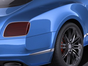Bentley Continental GT Speed 2015 Vray Modelo 3D