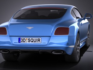Bentley Continental GT Speed 2015 Vray Modelo 3D