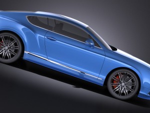 Bentley Continental GT Speed 2015 Vray Modelo 3D