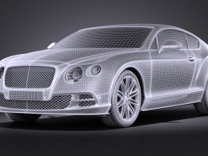 Bentley Continental GT Speed 2015 Vray Modelo 3D