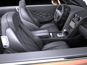 Bentley Continental GT Speed Cabrio 2015 Vray 3D Model
