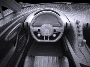 Bugatti Chiron 2017 3D Model