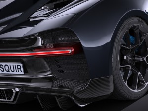 Bugatti Chiron 2017 3D Model