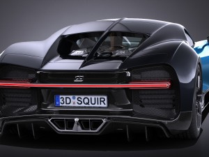 Bugatti Chiron 2017 3D Model