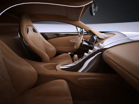 Bugatti Chiron 2017 Model 3D