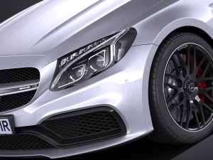 Mercedes-Benz C63 AMG Cabrio 2017 Modelo 3D