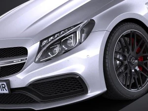 Mercedes-Benz C63 AMG Cabrio 2017 3D Model
