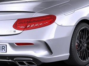 Mercedes-Benz C63 AMG Cabrio 2017 3D Model