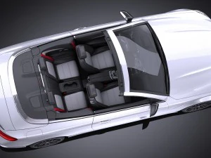 Mercedes-Benz C63 AMG Cabrio 2017 3D Model