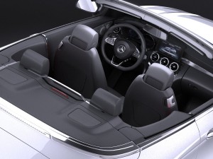 Mercedes-Benz C63 AMG Cabrio 2017 Modelo 3D
