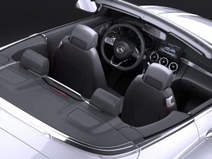 Mercedes-Benz C63 AMG Cabrio 2017 3D Model