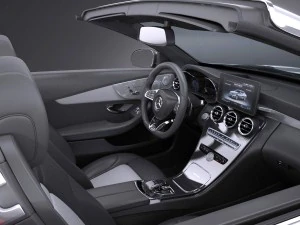 Mercedes-Benz C63 AMG Cabrio 2017 3D Model