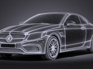 Mercedes-Benz C63 AMG Cabrio 2017 Modelo 3D