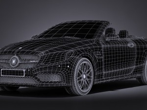 Mercedes-Benz C63 AMG Cabrio 2017 Modelo 3D